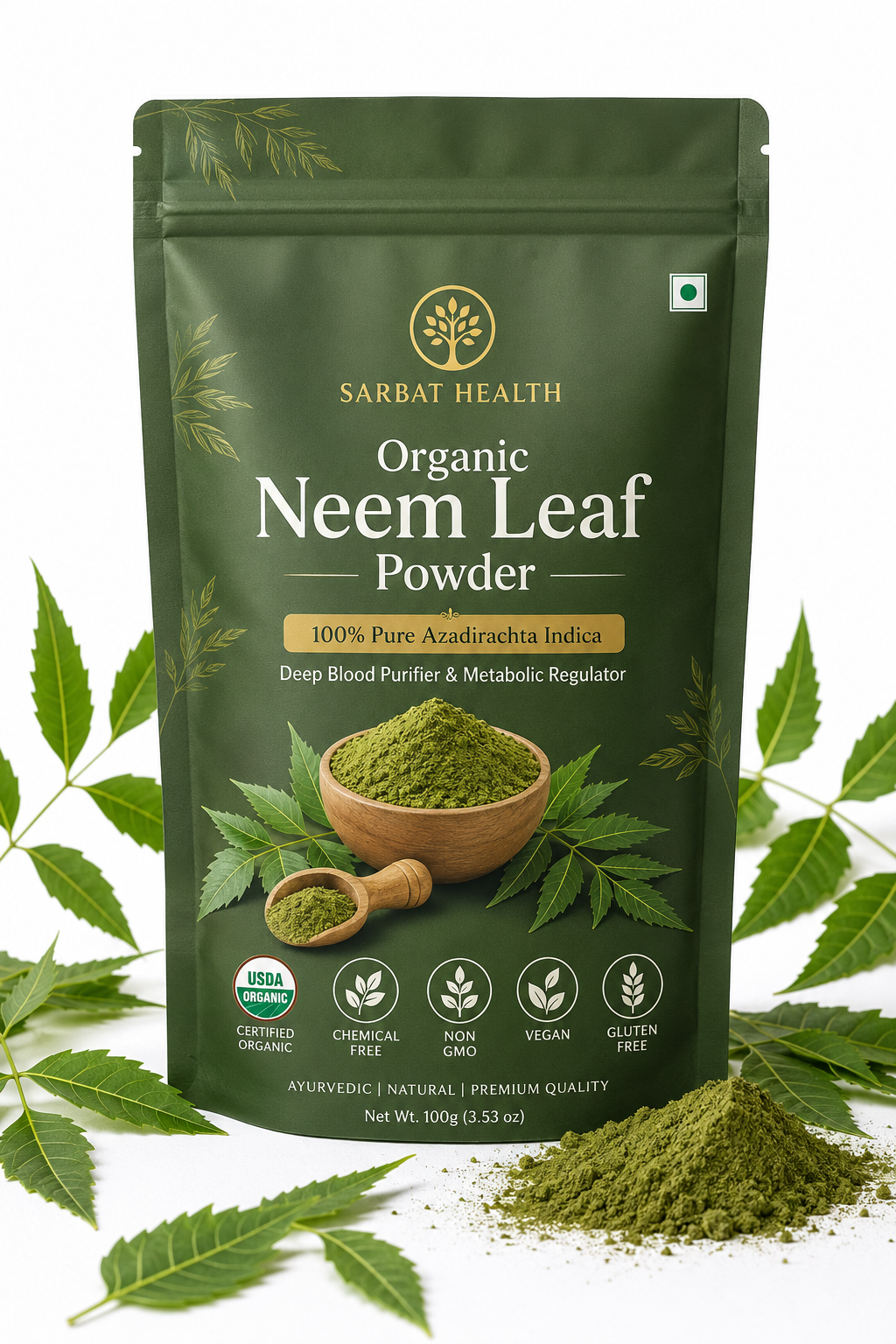 Organic Neem Leaf Powder
